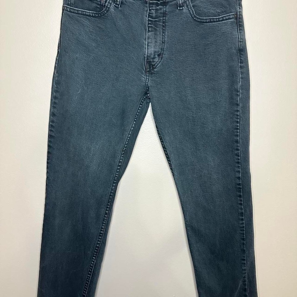 Levis 511 Slim Fit Jeans Mens 32x30 Faded Black Grey Denim Pants